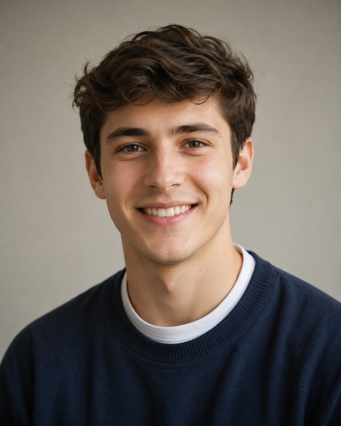 Fotografía de perfil de un alumno